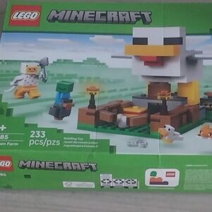 Dive Into LEGO Minecraft Chicken Coop Set . Only One Left, Don' t miss Out.